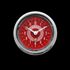 Picture of V8 Red Steelie 2 1/8" Clock