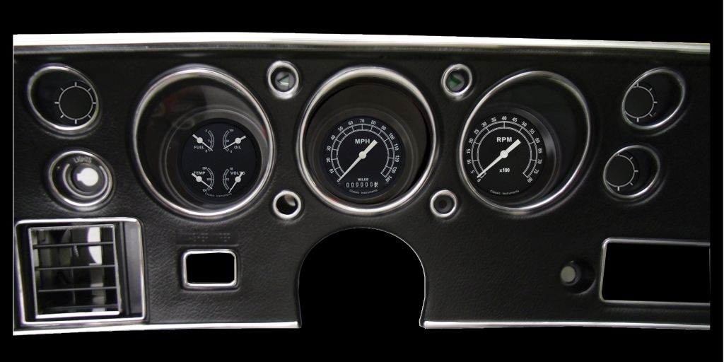 Pair Of Tone & Fader Stereo Inner Radio Knobs For 1970-72 Chevy Chevelle SS & Monte Carlo