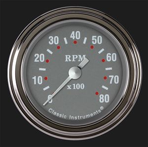 Picture of Silver Gray 2 1/8" Tachometer