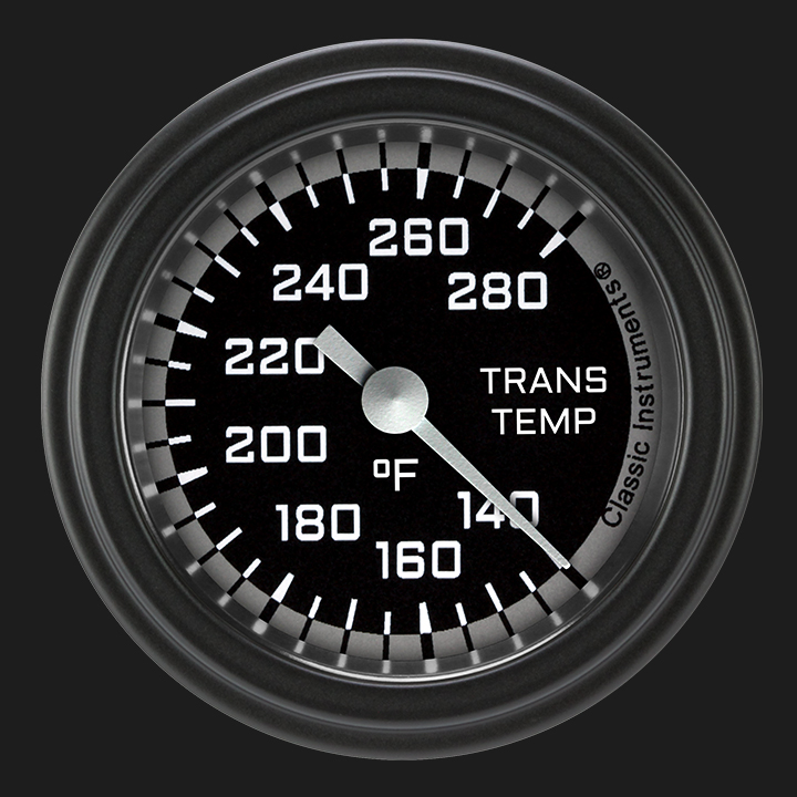 Picture of Autocross Gray 2 1/8" Transmission Temperature Gauge