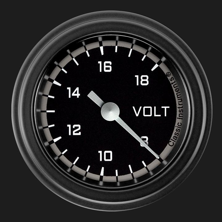 Picture of Autocross Gray 2 1/8" Voltage Gauge