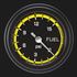 Picture of Autocross Yellow 2 1/8" Fuel Pressure Gauge, 15 psi