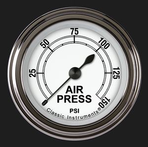Picture of Classic White 2 1/8" Air Pressure Gauge