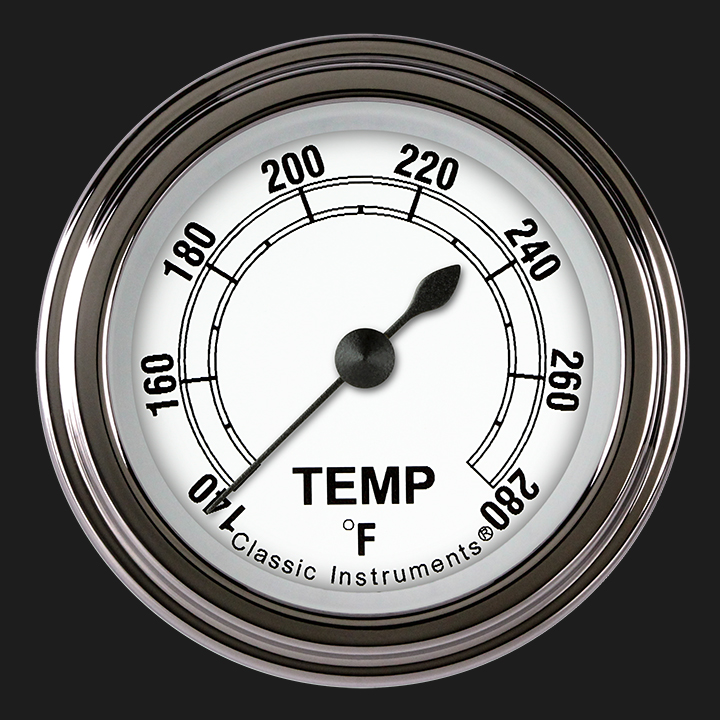 Picture of Classic White 2 1/8" Water Temperature Gauge