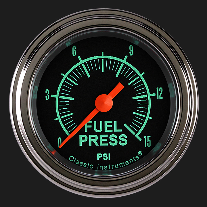 Picture of G/Stock 2 1/8" Fuel Pressure Gauge, 15 psi