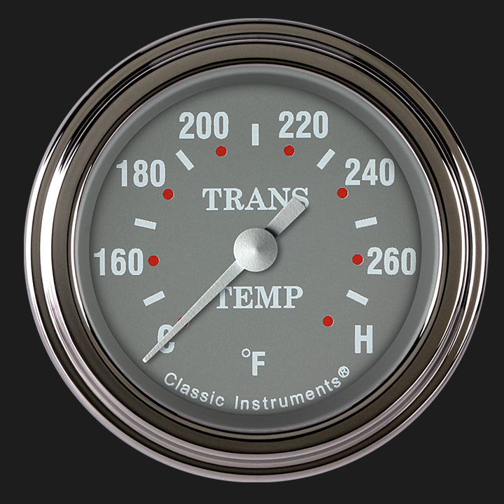 Picture of Silver Gray 2 1/8" Transmission Temperature Gauge