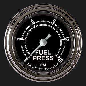 Picture of Traditional 2 1/8" Fuel Pressure Gauge, 15 psi