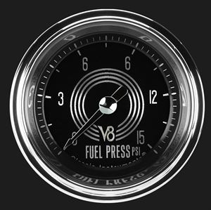 Picture of V8 Speedster 2 1/8" Fuel Pressure Gauge, 15 psi