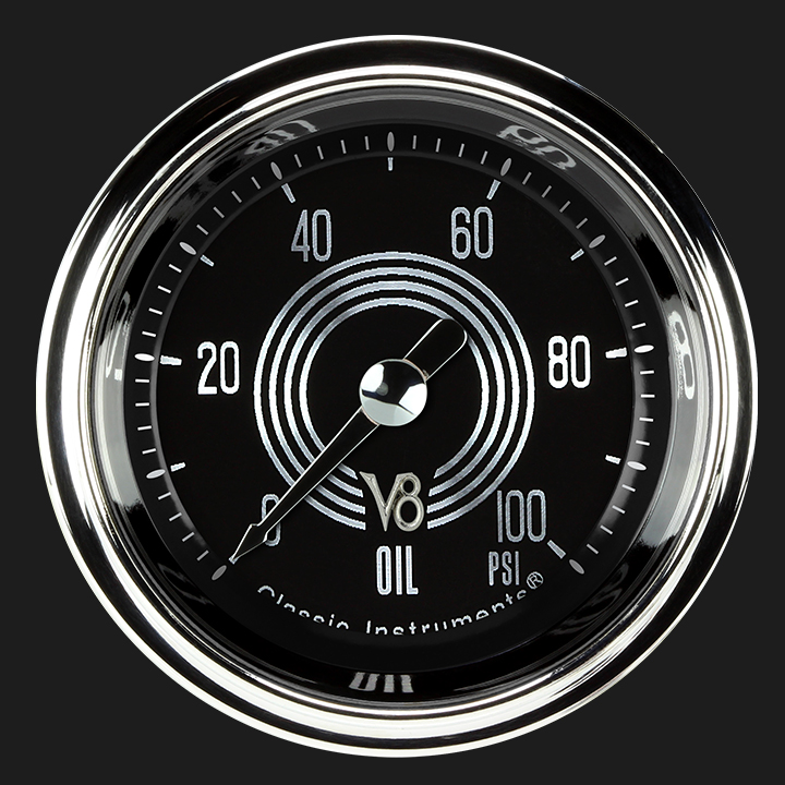 Picture of V8 Speedster 2 1/8" Oil Pressure Gauge