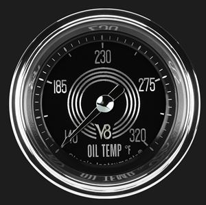 Picture of V8 Speedster 2 1/8" Oil Temperature Gauge