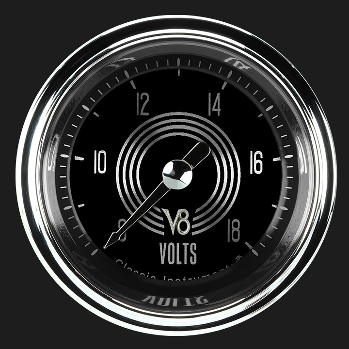 Picture of V8 Speedster 2 1/8" Voltage Gauge