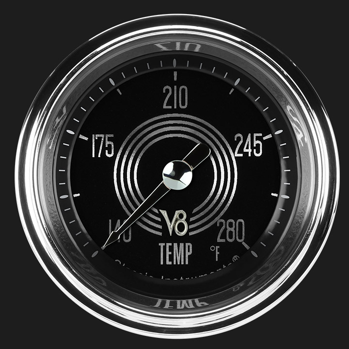 Picture of V8 Speedster 2 1/8" Water Temperature Gauge