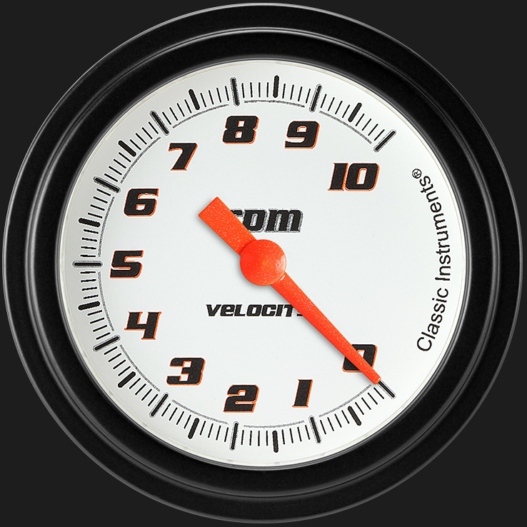 Picture of Velocity White 2 5/8" Tachometer