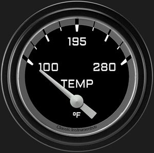 Picture of Autocross Gray 2 5/8" Water Temperature Gauge