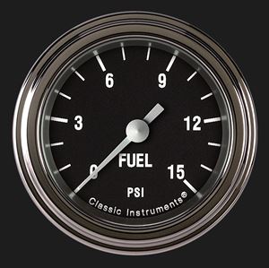 Picture of Hot Rod 2 1/8" Fuel Pressure Gauge, 15 psi