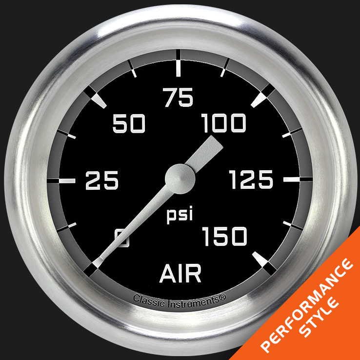 Picture of Autocross Gray 2 5/8" Air Pressure Gauge