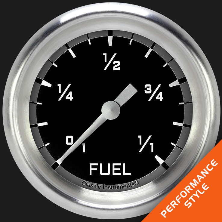 Picture of Autocross Gray 2 5/8" Fuel Gauge