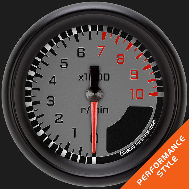 Picture of AutoCross Gray 2 5/8" Tachometer