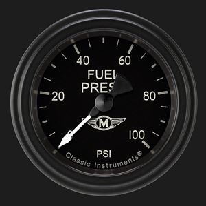 Picture of Moal Bomber 2 1/8" Fuel Pressure Gauge, 100 psi