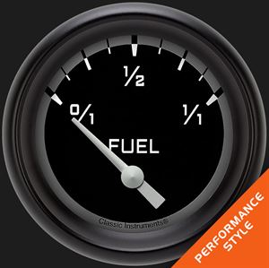 Picture of Autocross Gray 2 5/8" Fuel Gauge, 240-33 ohm