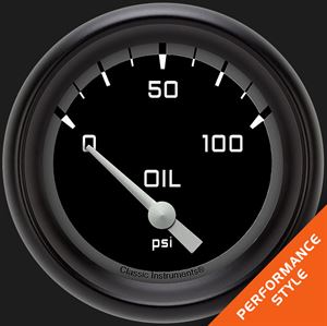Picture of Autocross Gray 2 5/8" Oil Pressure Gauge