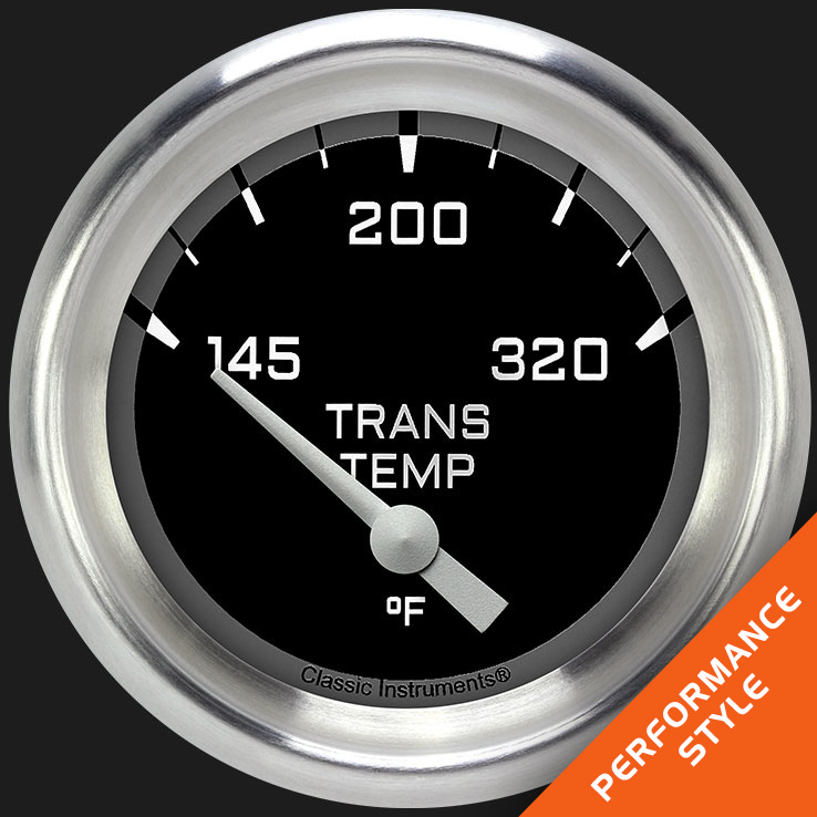 Picture of Autocross Gray 2 5/8" Transmission Temperature Gauge