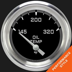 Picture of Autocross Gray 2 5/8" Oil Temperature Gauge
