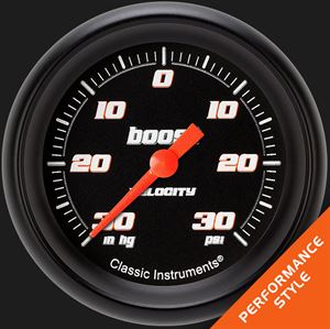 Picture of Velocity Black 2 5/8" Boost/Vac Gauge