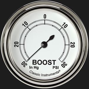 Picture of Classic White 2 5/8" Boost/Vac Gauge