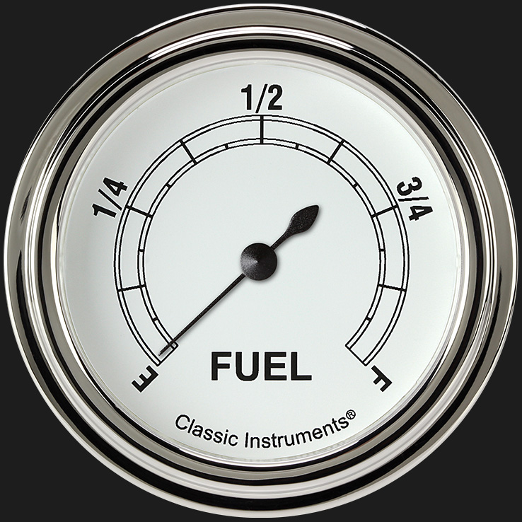 Picture of Classic White 2 5/8" Fuel Gauge