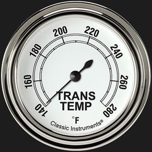 Picture of Classic White 2 5/8" Transmission Temperature Gauge