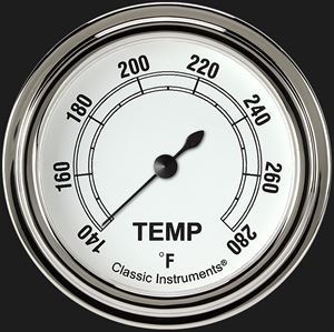 Picture of Classic White 2 5/8" Water Temp Gauge