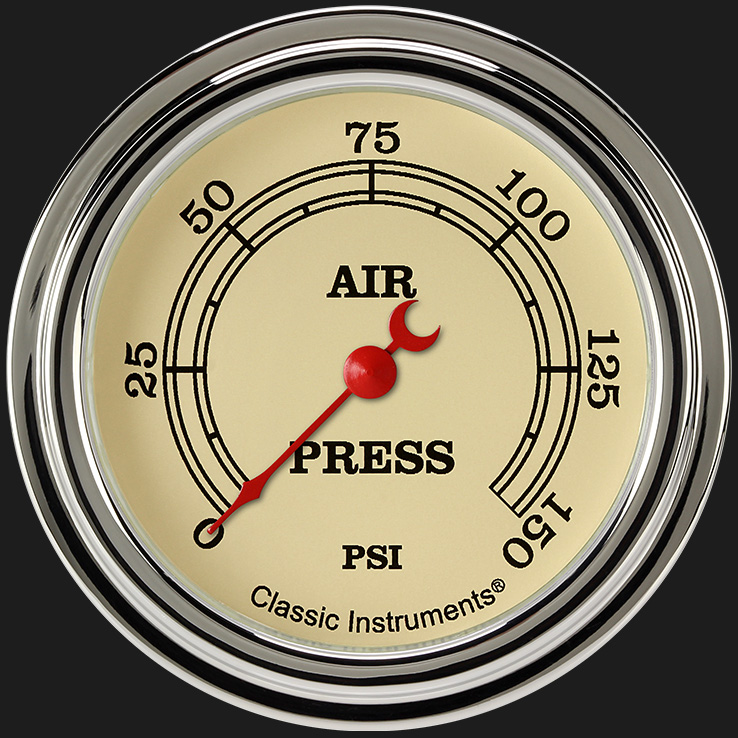 Picture of Vintage 2 5/8" Air Pressure Gauge