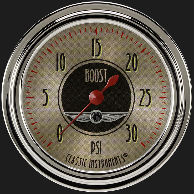 Picture of All American Nickel 2 5/8" Boost Gauge, 30 psi