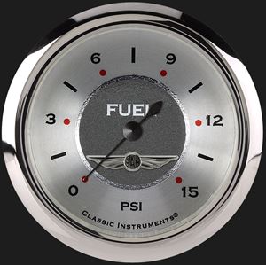 Picture of All American 2 5/8" Fuel Pressure Gauge, 15 psi