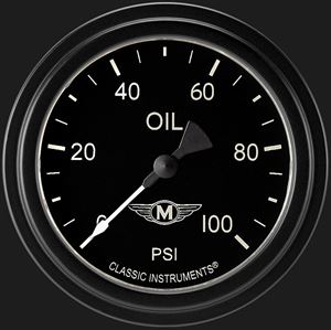 Picture of Moal Bomber 2 5/8" Oil Pressure Gauge