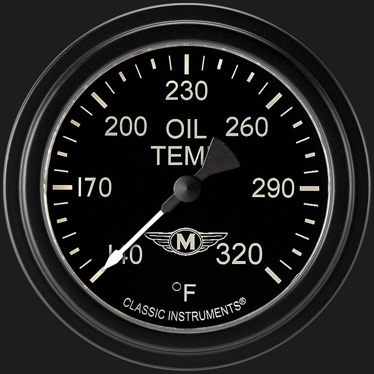 Picture of Moal Bomber 2 5/8" Oil Temperature Gauge