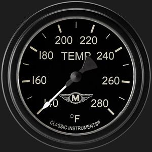 Picture of Moal Bomber 2 5/8" Water Temperature Gauge