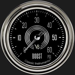 Picture of V8 Speedster 2 5/8" Boost Gauge, 60 psi