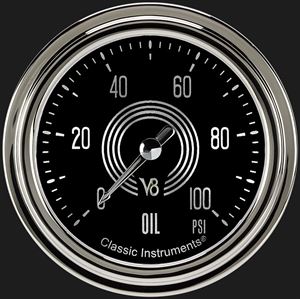 Picture of V8 Speedster 2 5/8" Oil Pressure Gauge