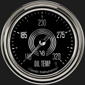 Picture of V8 Speedster 2 5/8" Oil Temperature Gauge