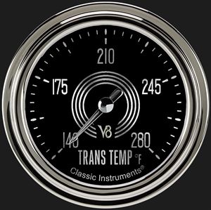 Picture of V8 Speedster 2 5/8" Transmission Temperature Gauge