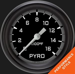 Picture of Autocross Gray 2 5/8" Exhaust Gas Temp. Gauge