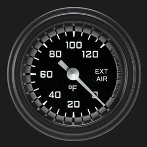 Picture of Autocross Gray 2 1/8" Outside Air Temp. Gauge
