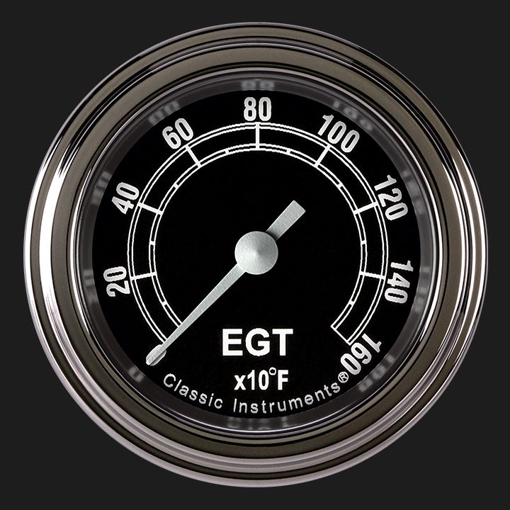 Classic Instruments Store / Traditional 2 1/8" Exhaust Gas Temp. Gauge
