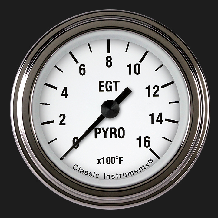 thumbnail image 2 of 2 1/16″ Digital Transmission Temp Gauge – White LEDs, Black Bezel – Intellitronix 2 of 4