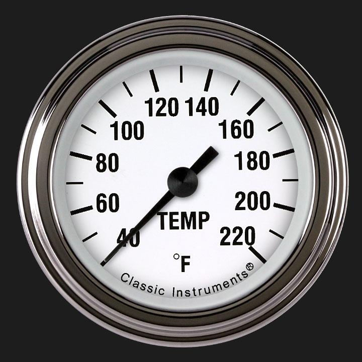 Picture of White Hot 2 1/8" Stock Eliminator Temp. Gauge