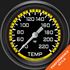 Picture of Autocross Yellow 2 5/8" Stock Eliminator Temp. Gauge