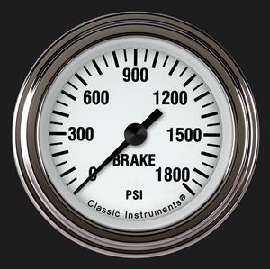 Picture of White Hot 2 1/8" Brake Pressure Gauge
