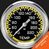 Picture of Autocross Yellow 2 5/8" Stock Eliminator Temp. Gauge